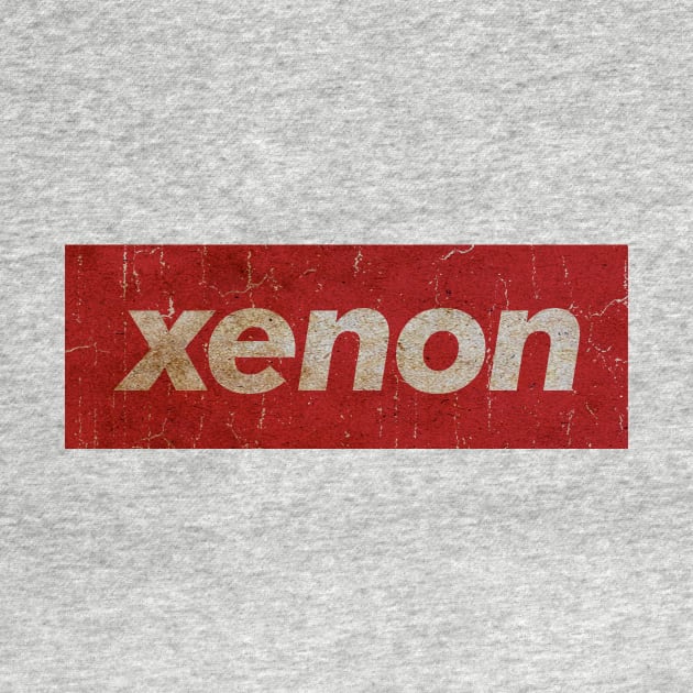 Xenon - SIMPLE RED VINTAGE by GLOBALARTWORD